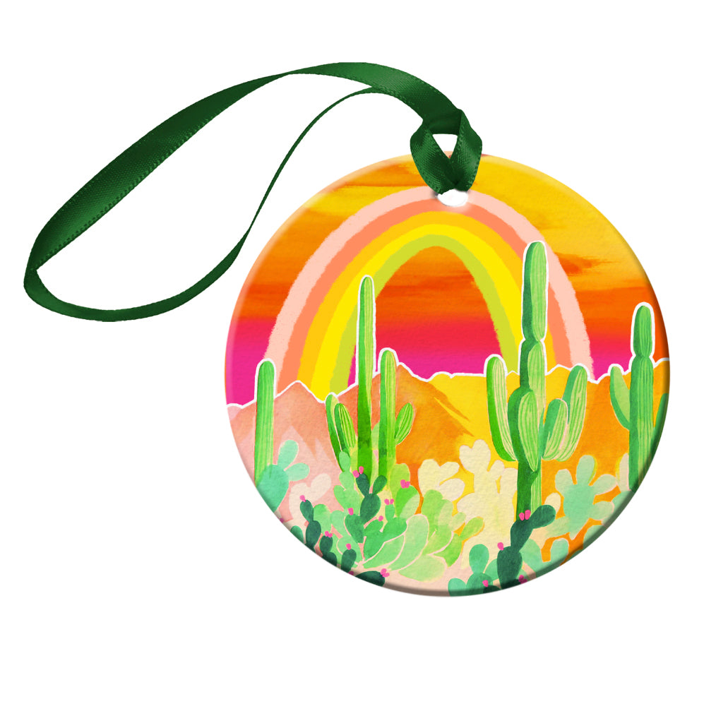 "Desert Rainbow" Boxed Ornament