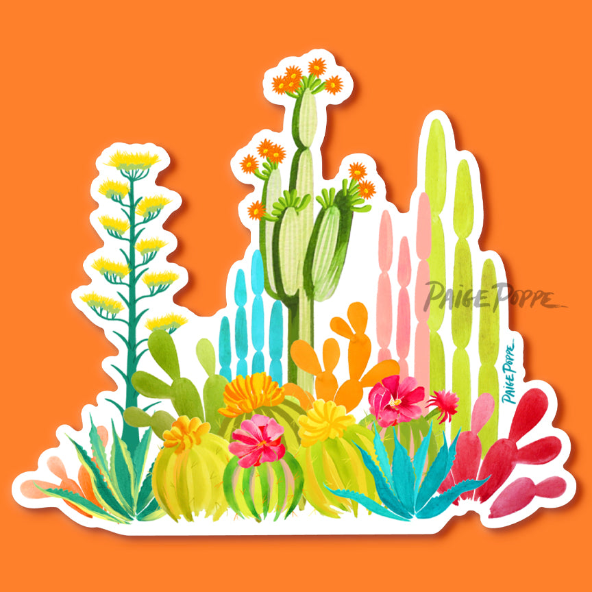 "Desert Whimsy" Sticker