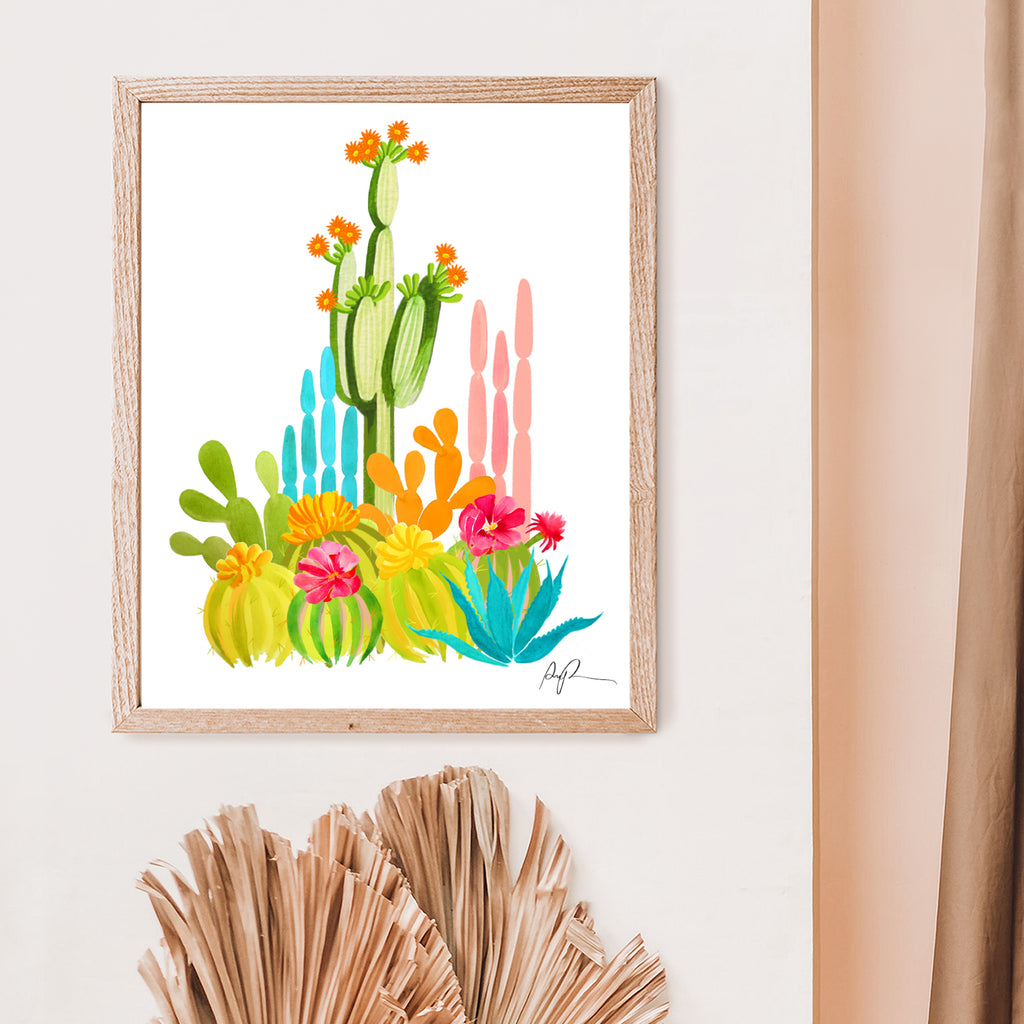 "Desert Whimsy" Watercolor Art Print