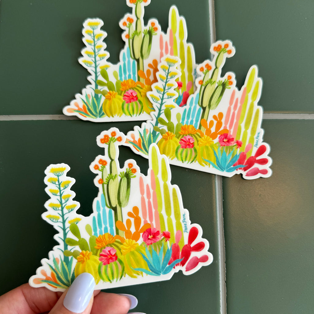 "Desert Whimsy" Sticker