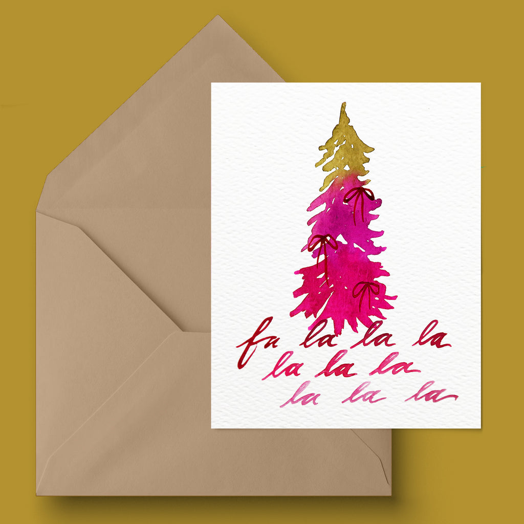 "Fa La La" Holiday Card