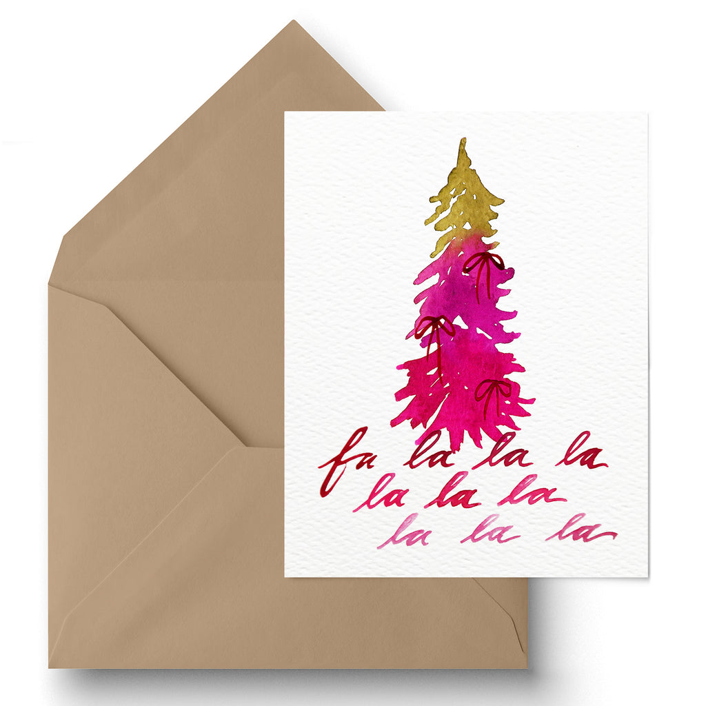 "Fa La La" Holiday Card