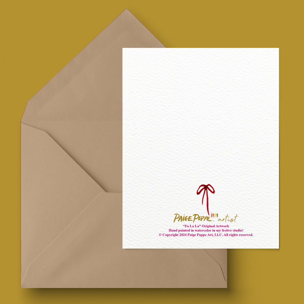 "Fa La La" Holiday Card