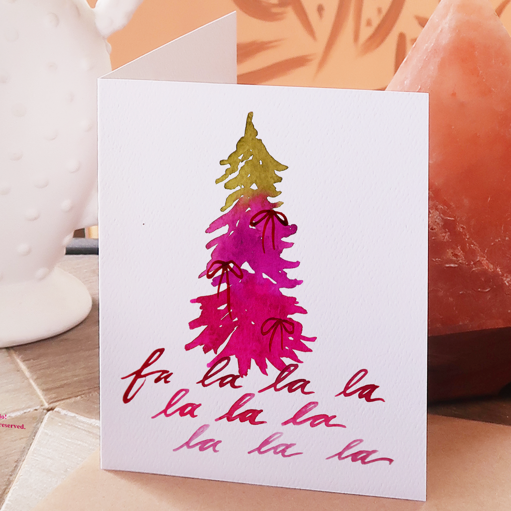 "Fa La La" Holiday Card