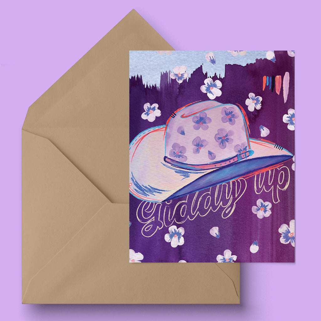 "Giddy Up" Greeting Card