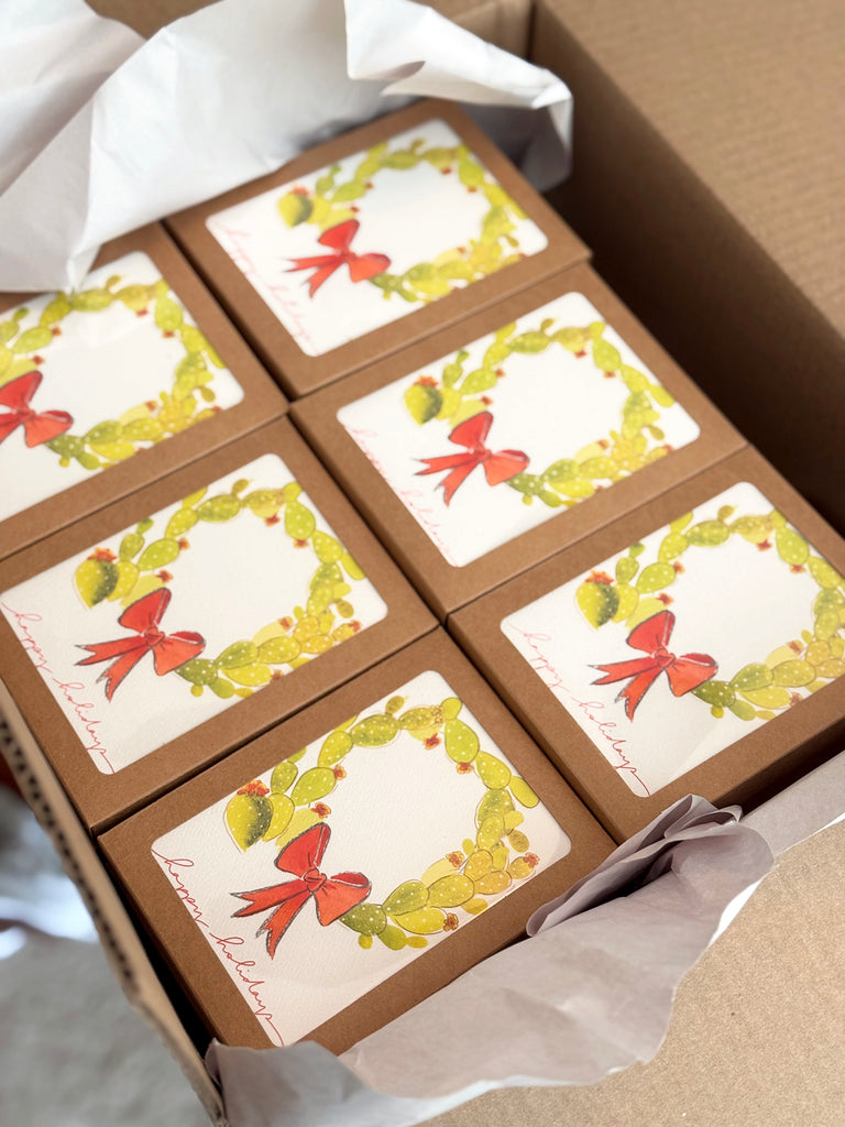 "Holiday Cactus" Boxed Set of Greeting Cards