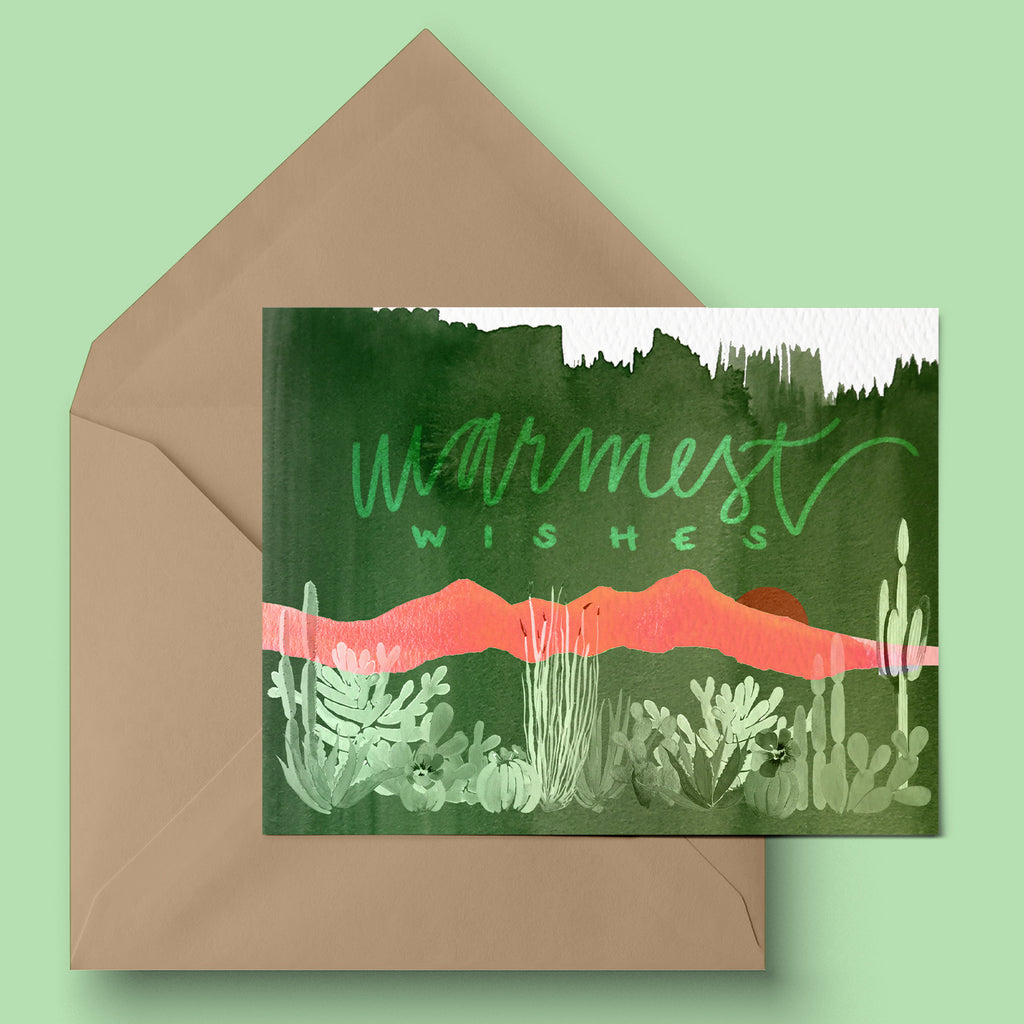 "Holiday Sungarden" Holiday Greeting Card