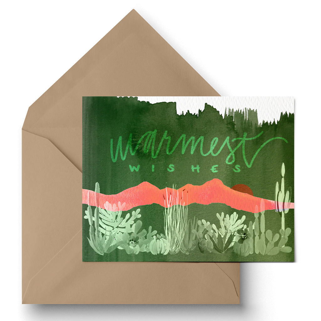 "Holiday Sungarden" Holiday Greeting Card