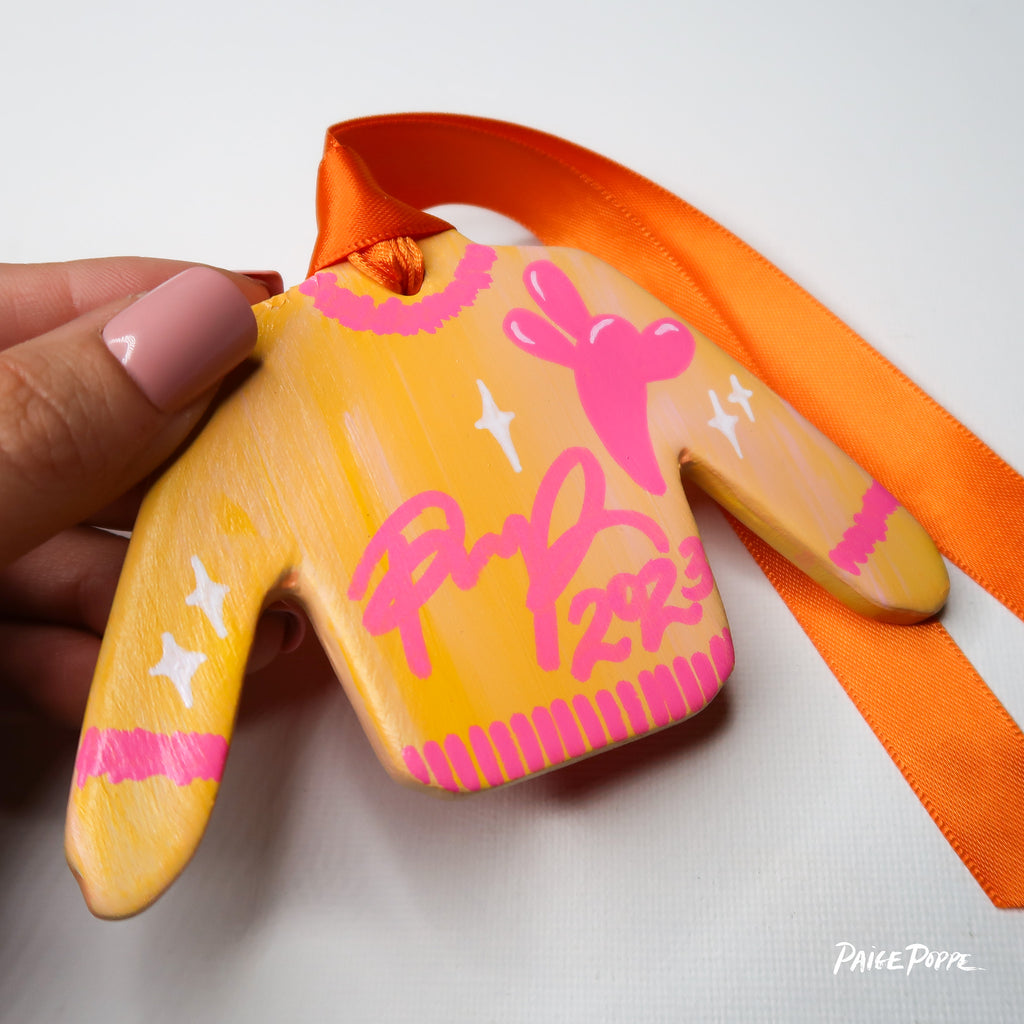 "Desert Magic" Handpainted Ceramic Ornament