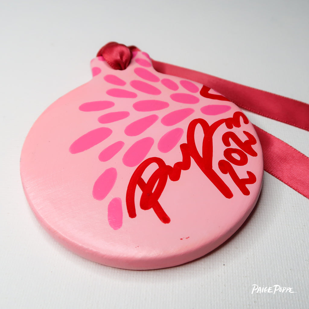 "Fly Dancer" Handpainted Ceramic Ornament
