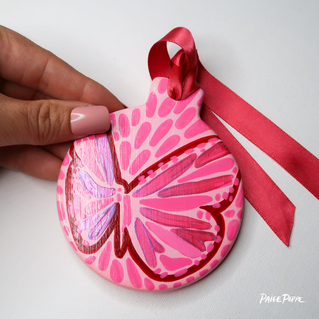 "Fly Dancer" Handpainted Ceramic Ornament