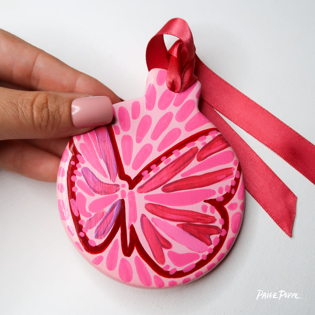 "Fly Dancer" Handpainted Ceramic Ornament