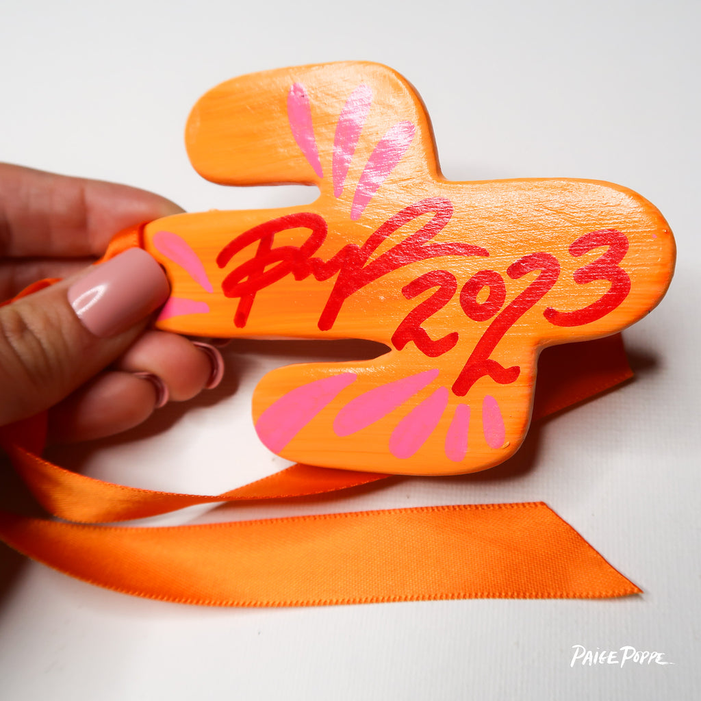 "Wings of Hope" Handpainted Ceramic Ornament