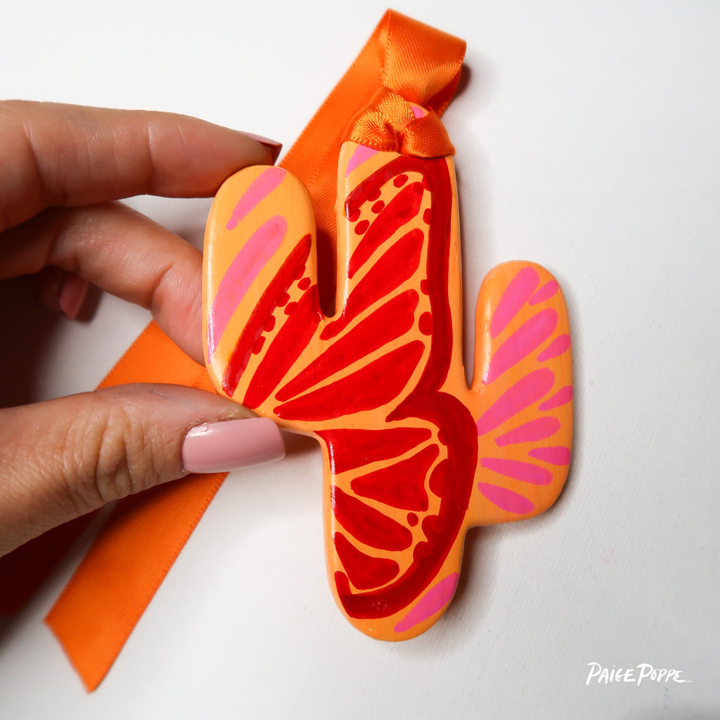 "Wings of Hope" Handpainted Ceramic Ornament