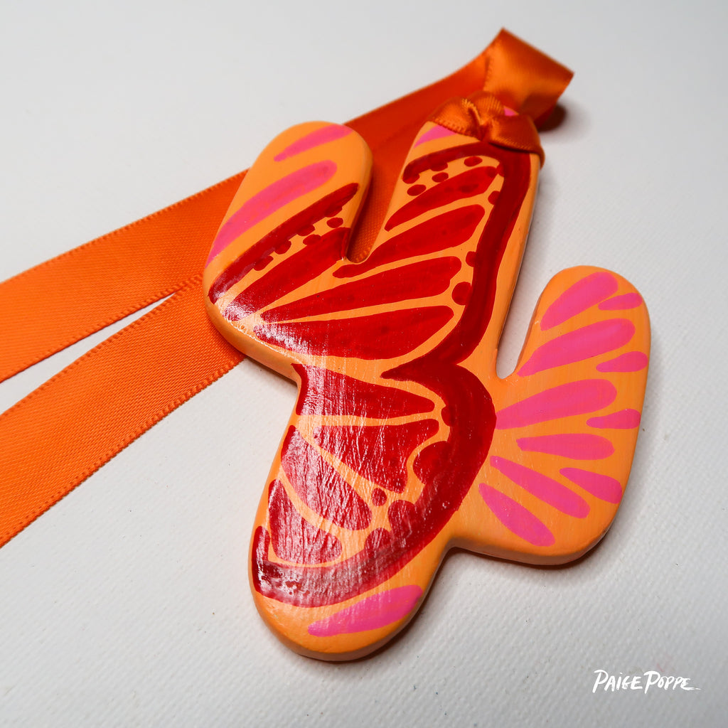 "Wings of Hope" Handpainted Ceramic Ornament