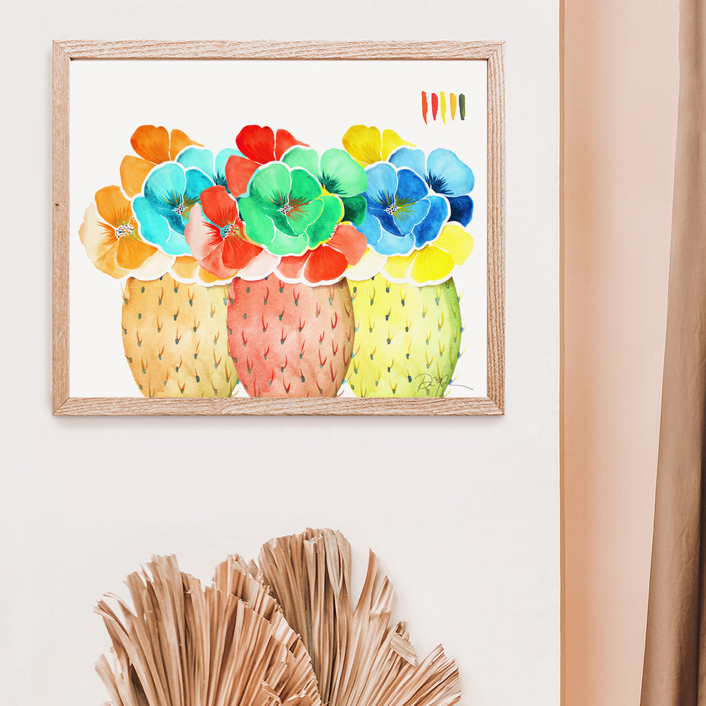 "Prickly Prism" 11x14 Art Print