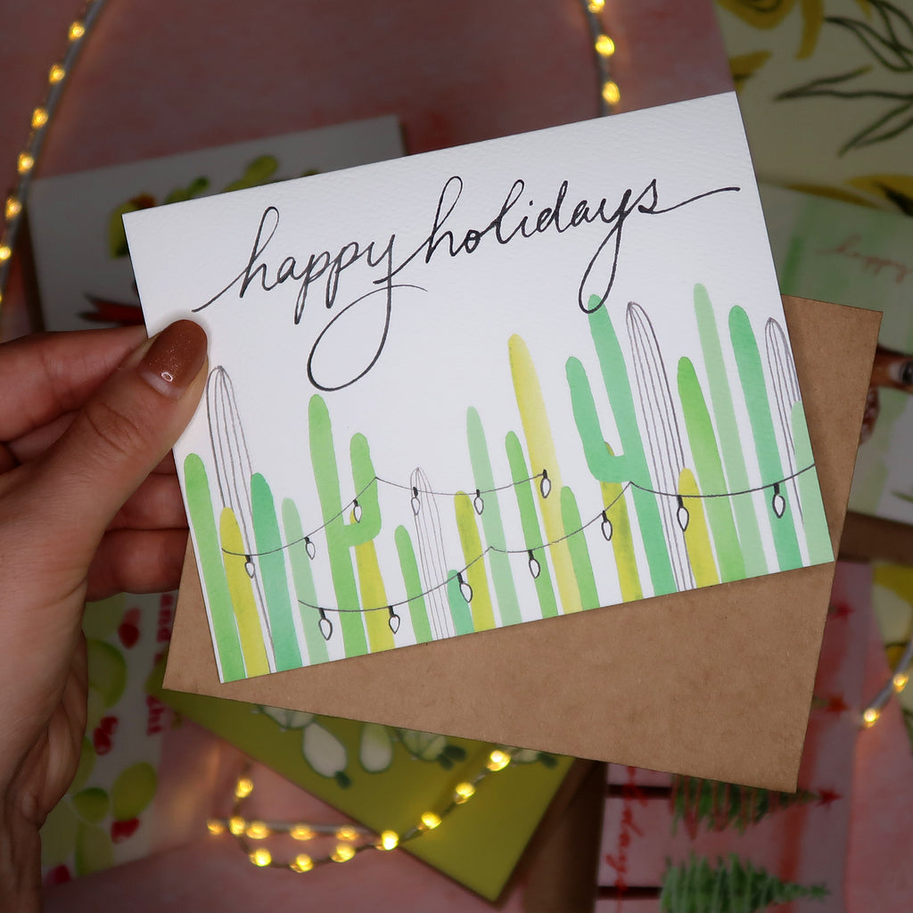 "Saguaro Lights" Holiday Card