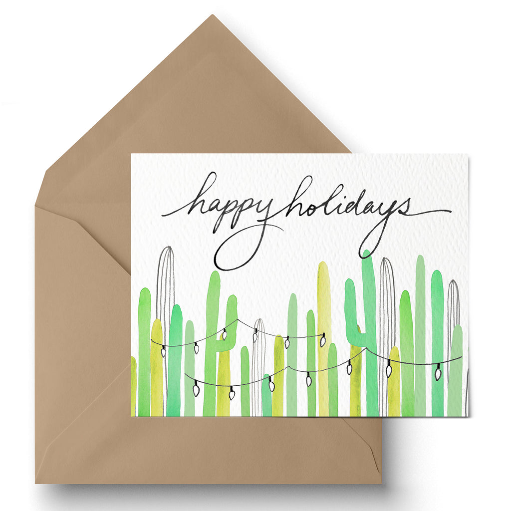 "Holiday Desert Landscape" Boxed Set of Greeting Cards