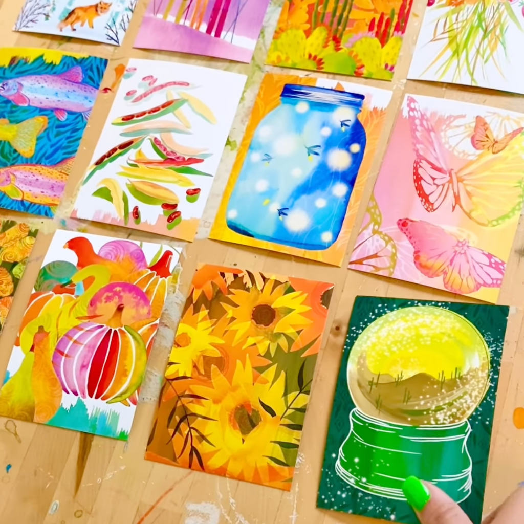 Set of 12 Postcards: Celebrating Seasons