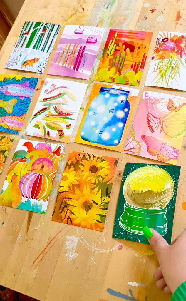 Set of 12 Postcards: Celebrating Seasons