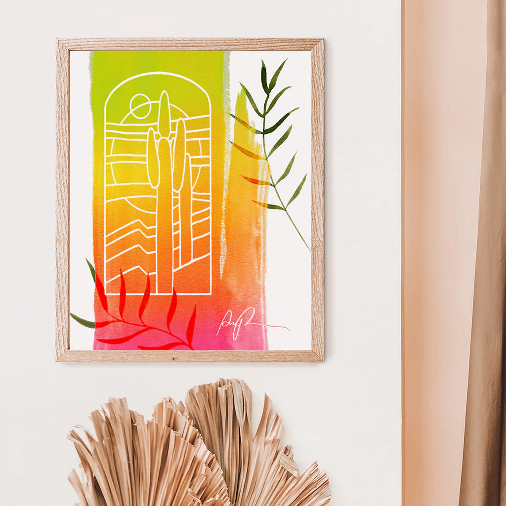 "Technicolor Treasure" 5x7 Art Print