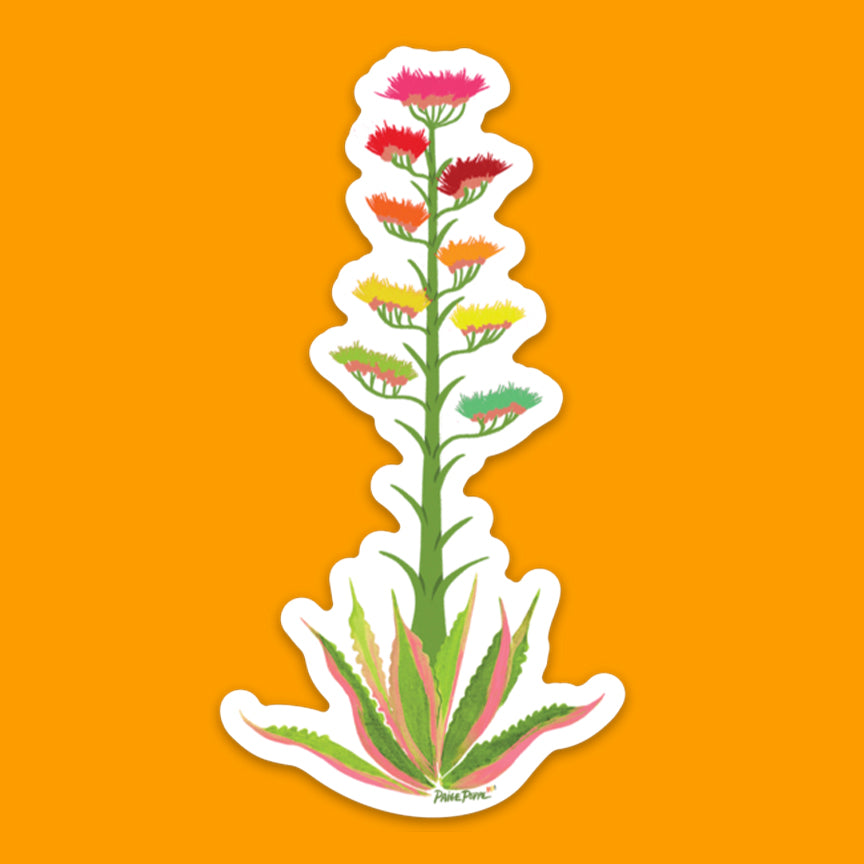 "Technicolor Agave" Sticker