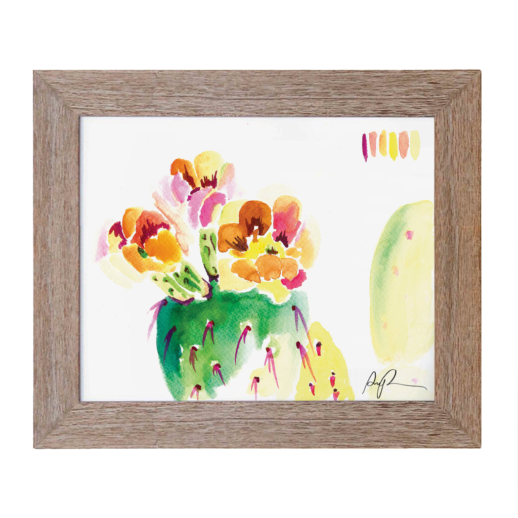 "Technicolor Prickly Pear" 5x7 Art Print