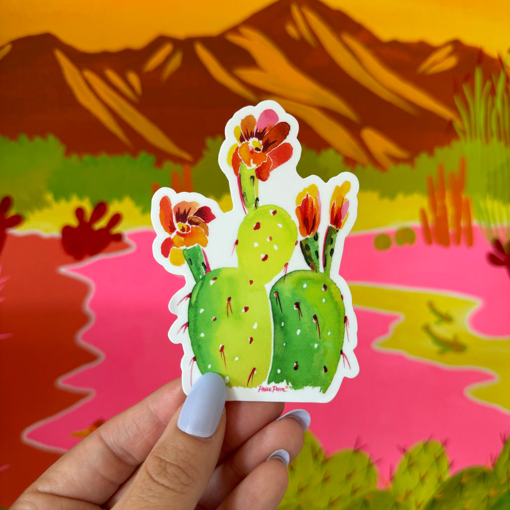 "Technicolor Blossoms" Sticker