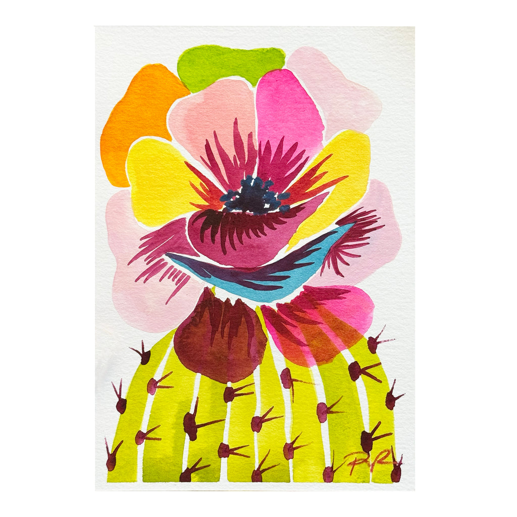 "Ten Years of Technicolor" Original Watercolor on Paper