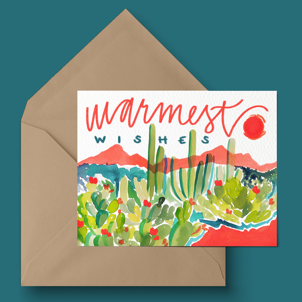 "Warmest Wishes" Holiday Card