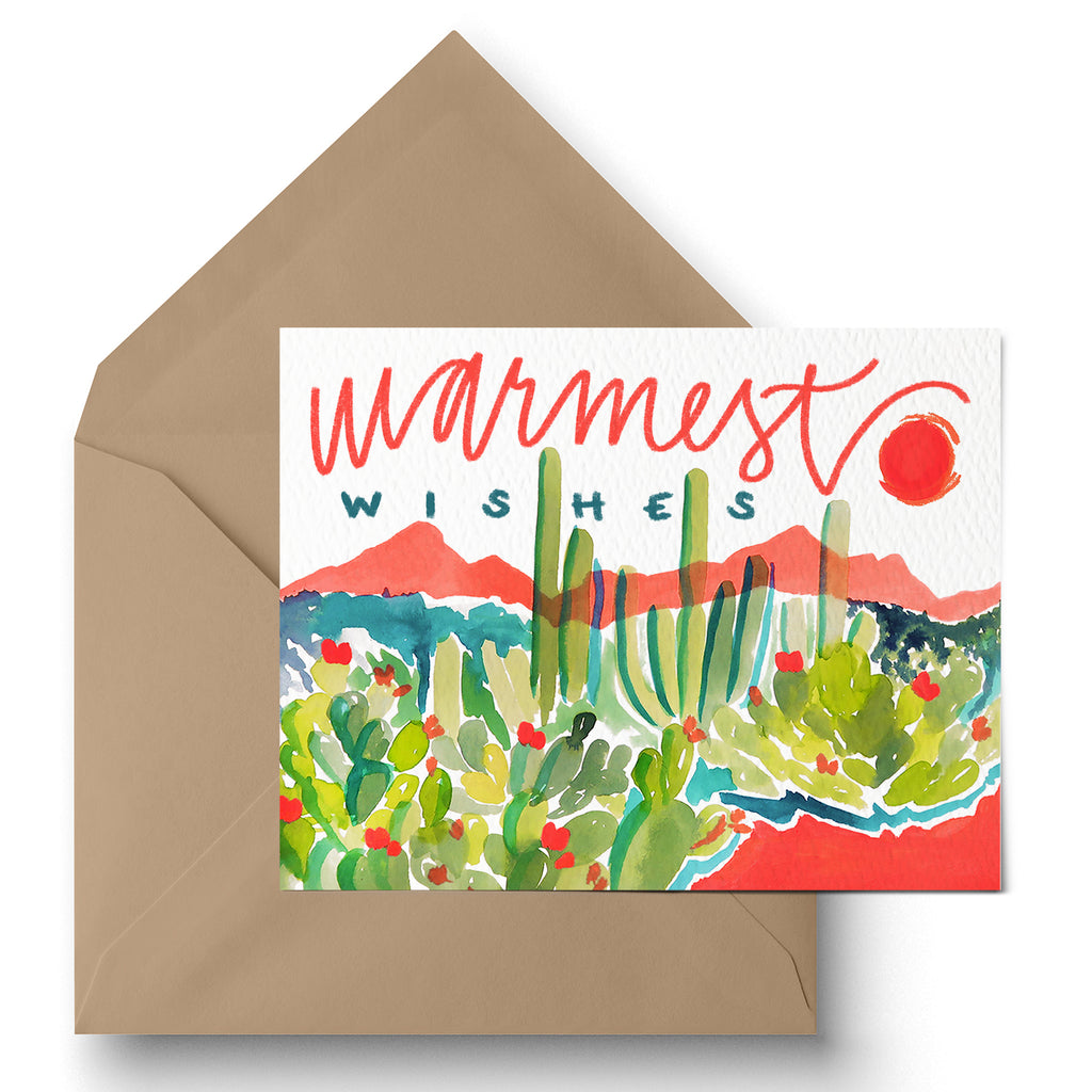 "Warmest Wishes" Holiday Card