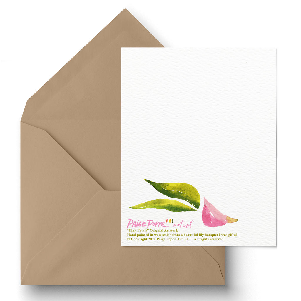 "You Make Life Beautiful" Greeting Card