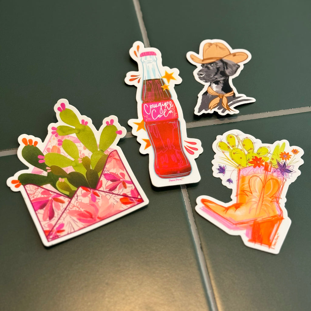 "Blooming Boot" Sticker