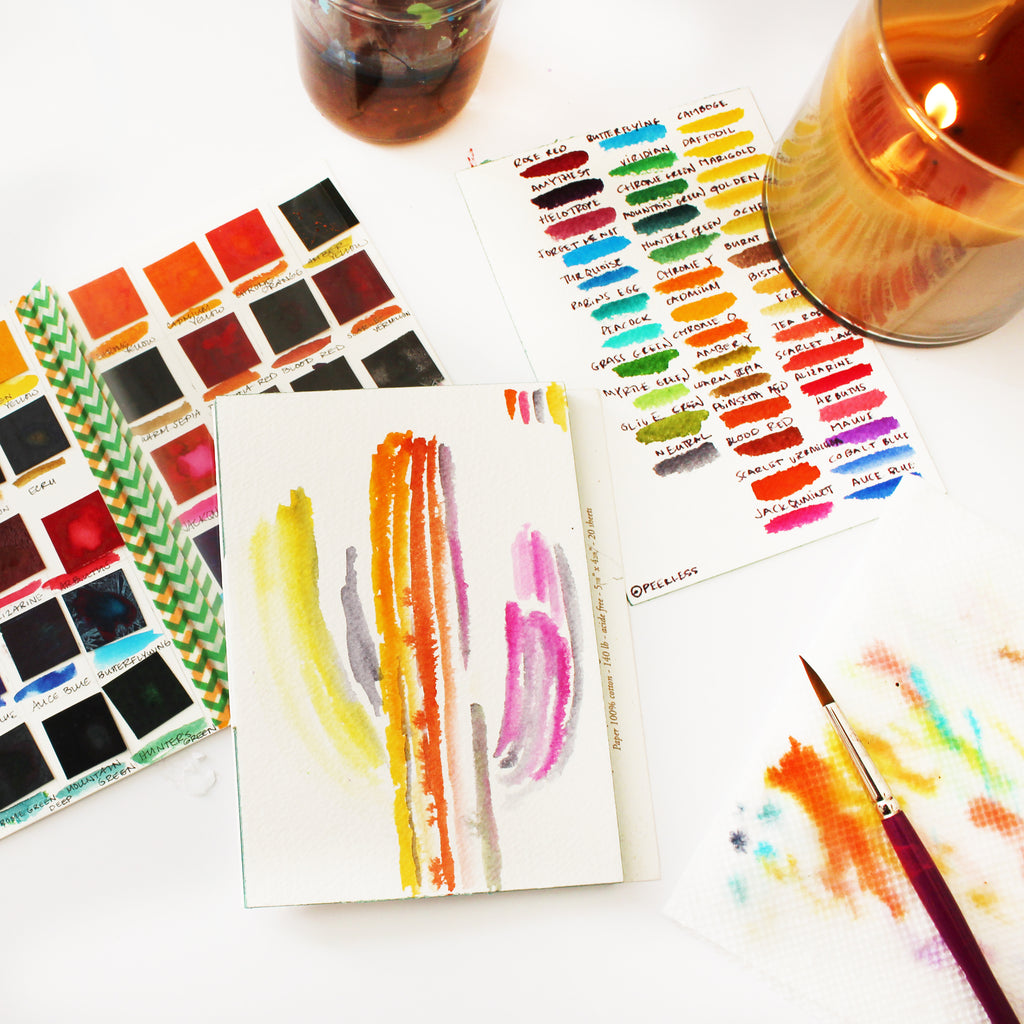 "Technicolor Saguaro" 5x7 Art Print