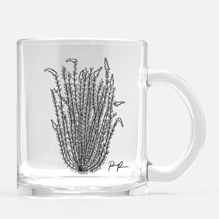 "Ocotillo Rising" Glass Mug
