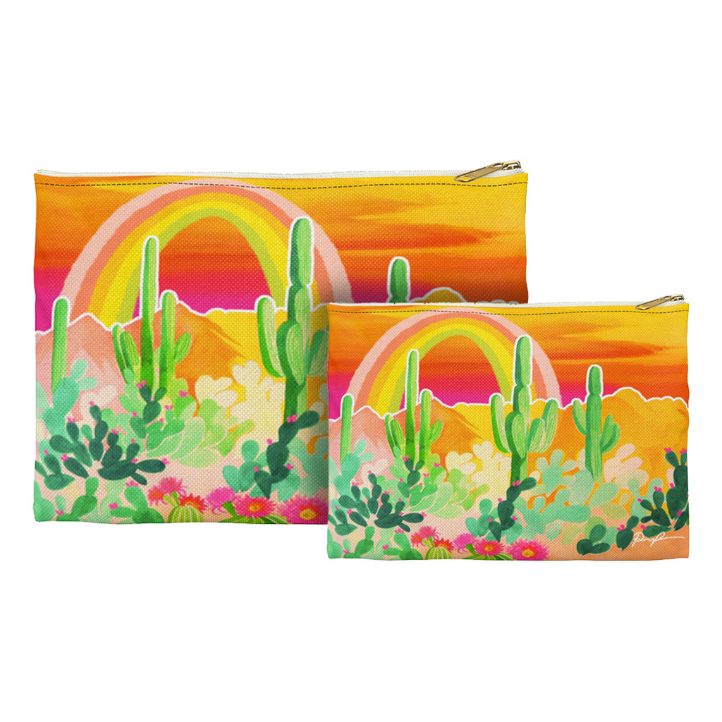 “Desert Rainbow" Patterned Pouches
