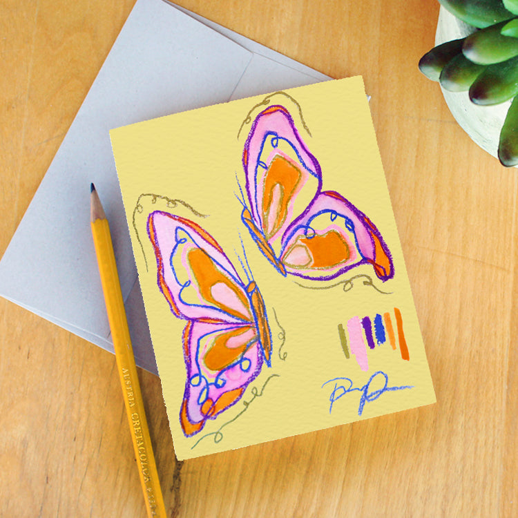 "Butterfly Babe" Greeting Card