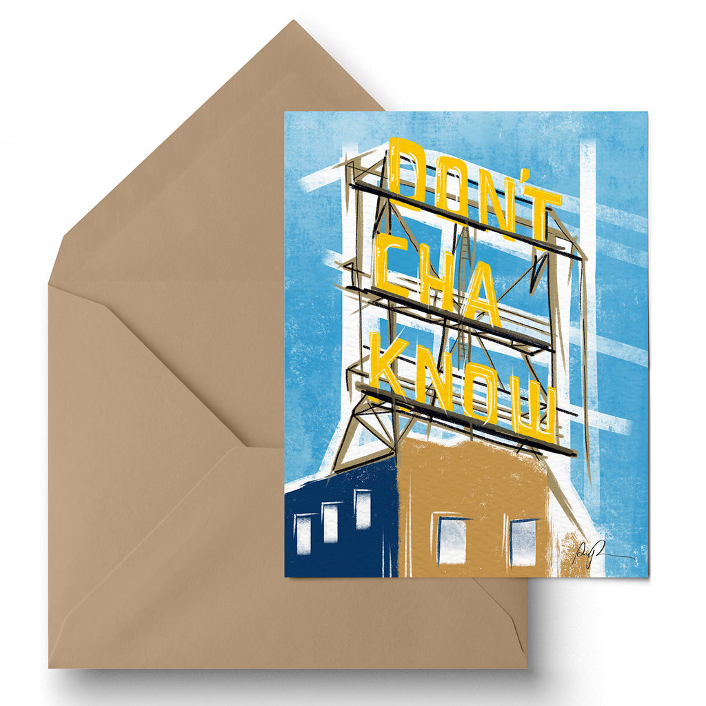 "Don't Cha Know" Minnesota Greeting Card