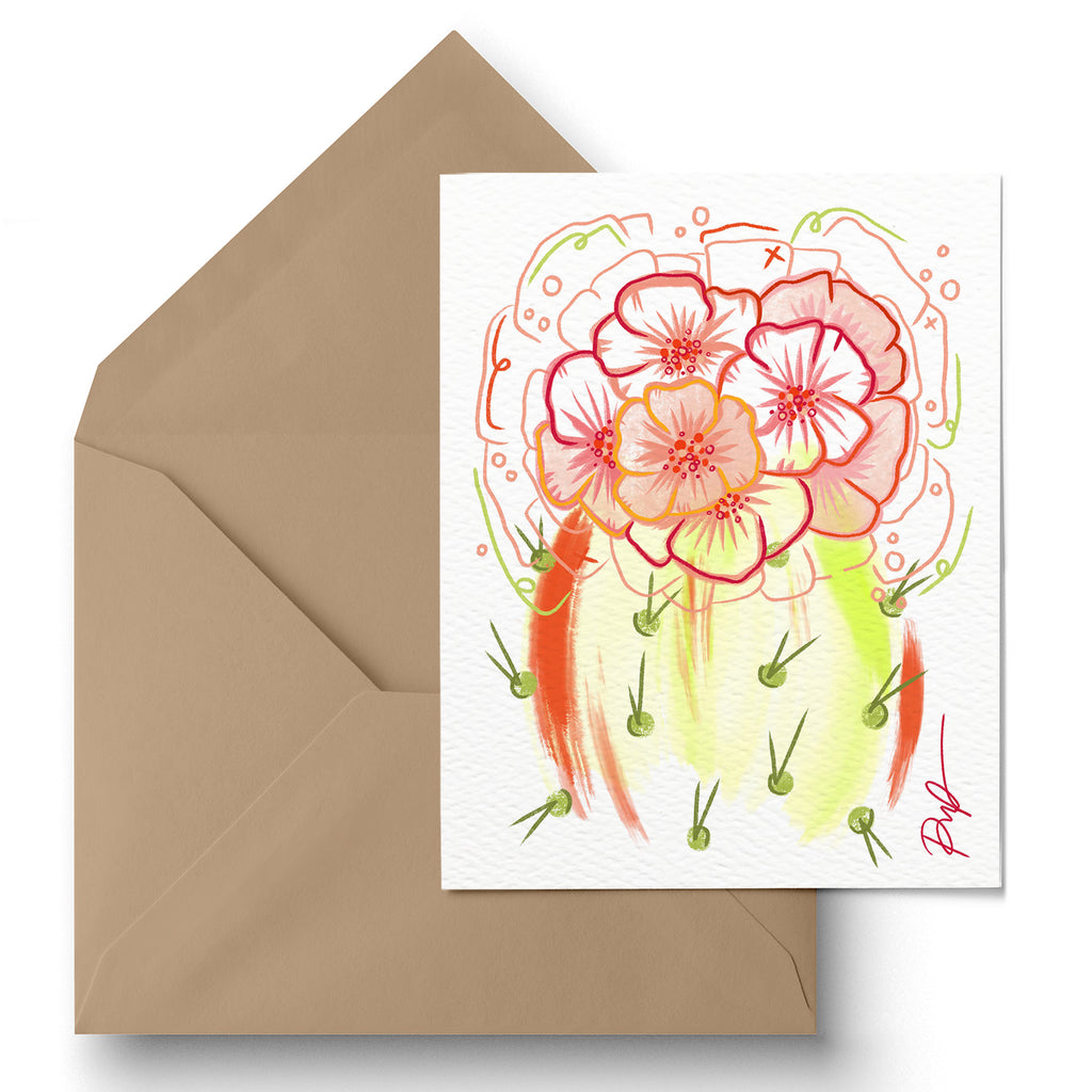 "Flower Power" Greeting Card