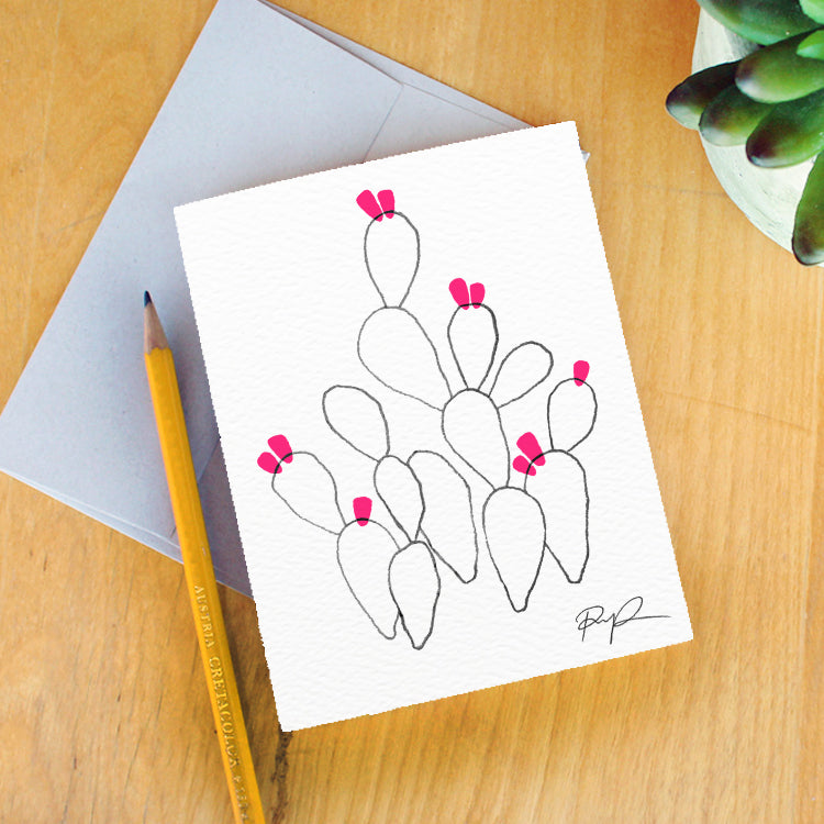 "Funky Flora" Greeting Card