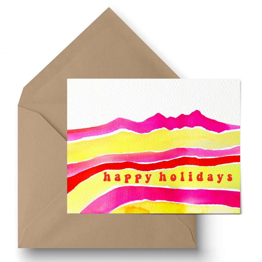 "Groovy Holiday" Holiday Card