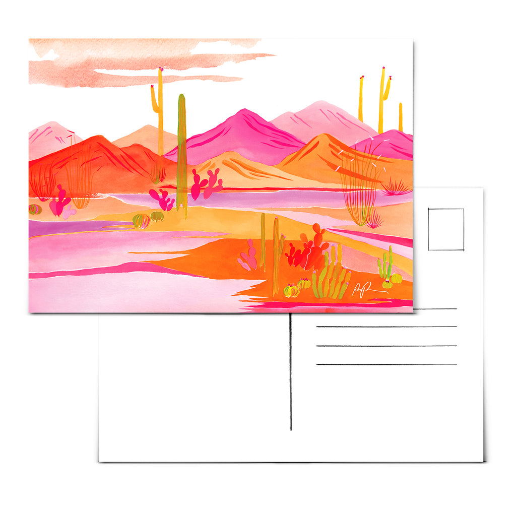 "Groovy Sunset" Postcard