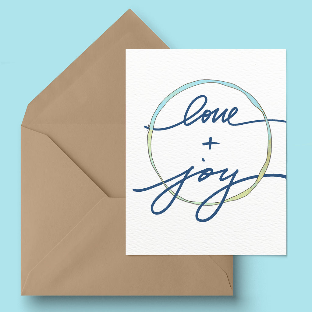 "Love and Joy" Holiday Card