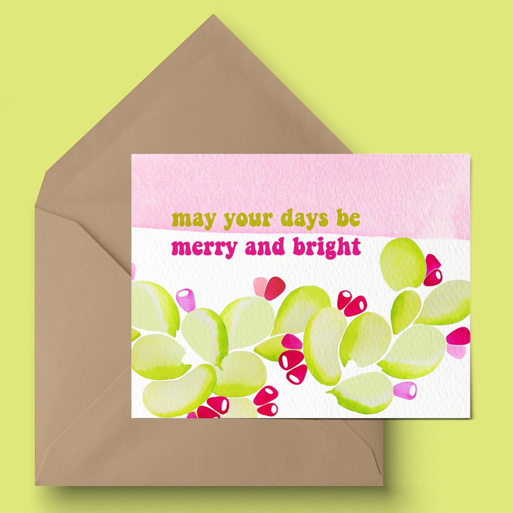 "Merry and Bright" Holiday Card