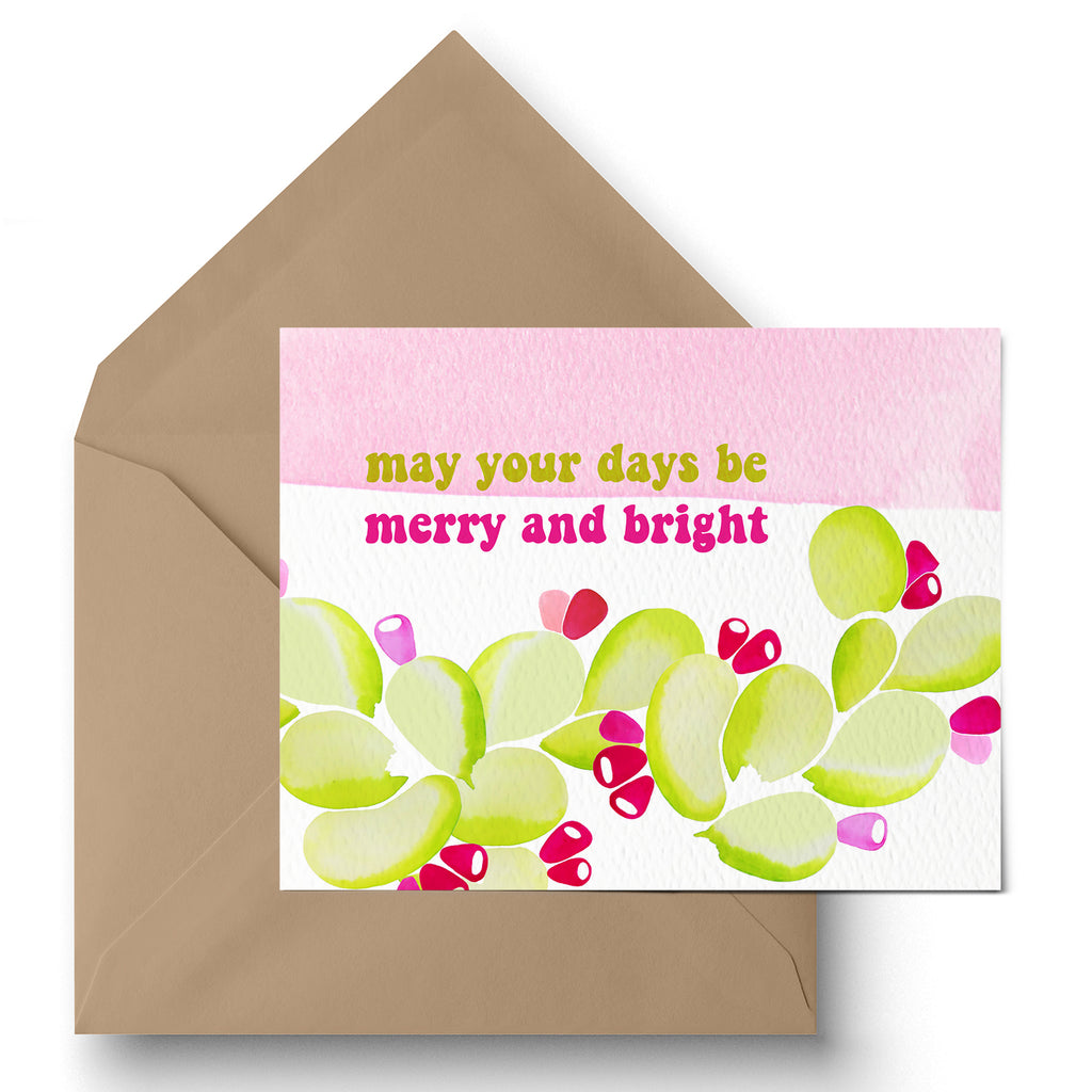"Merry and Bright" Holiday Card