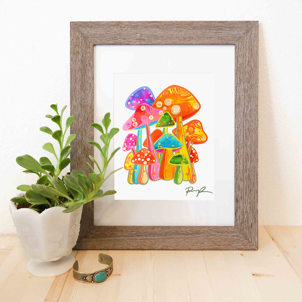 "Mushroom Moment" Art Print
