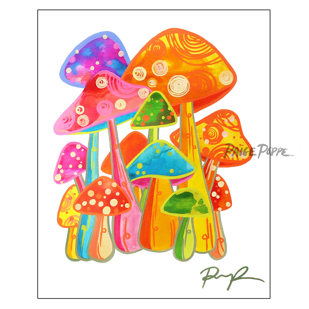 "Mushroom Moment" Art Print