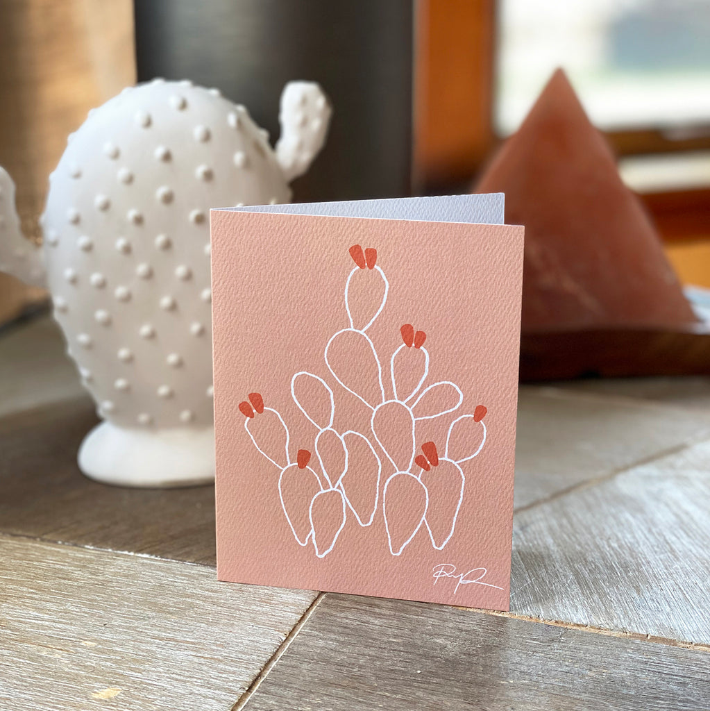 "Opuntia" Greeting Card