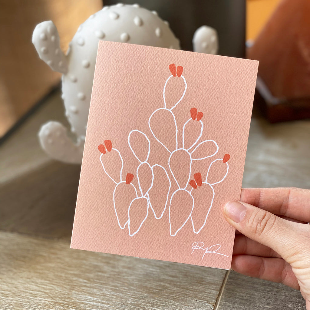 "Opuntia" Greeting Card