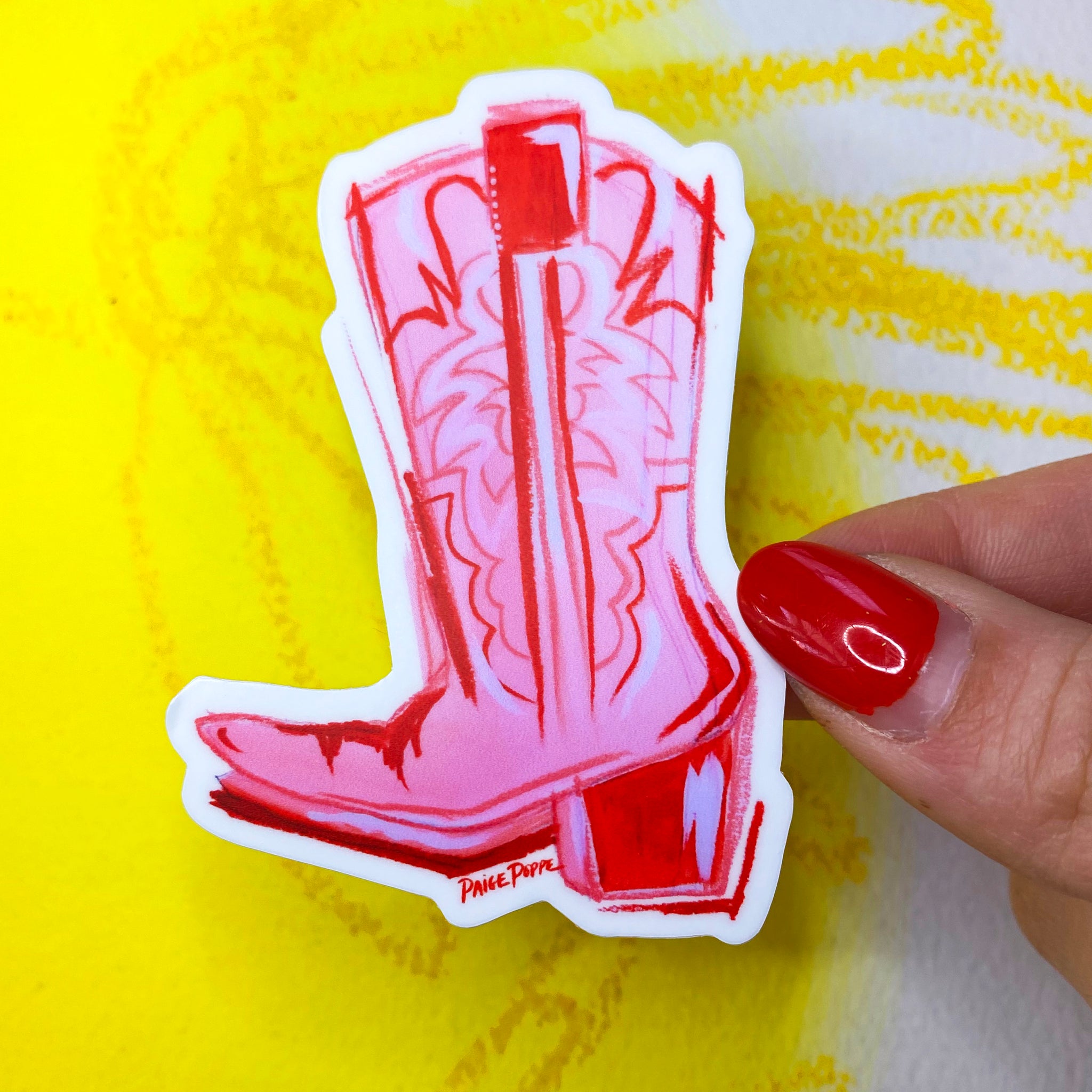 Stickers Autocollants Vintage 80s – Wrangler Boots, Made In France